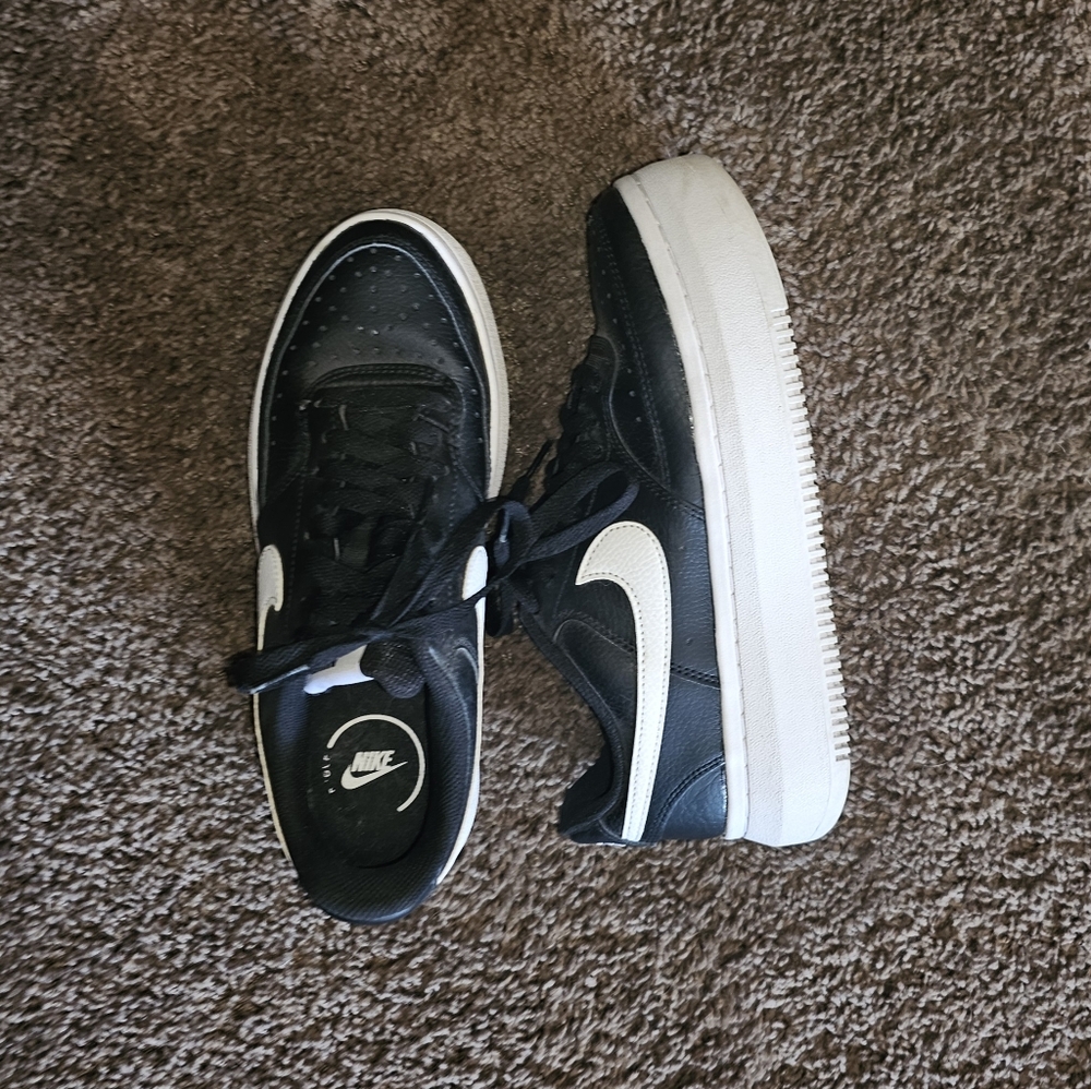 Nike Court Vision Alta Black & White